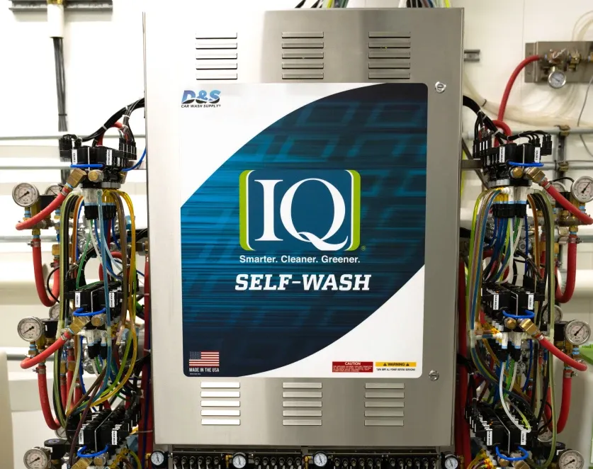 D&S IQ Self Wash pump stand