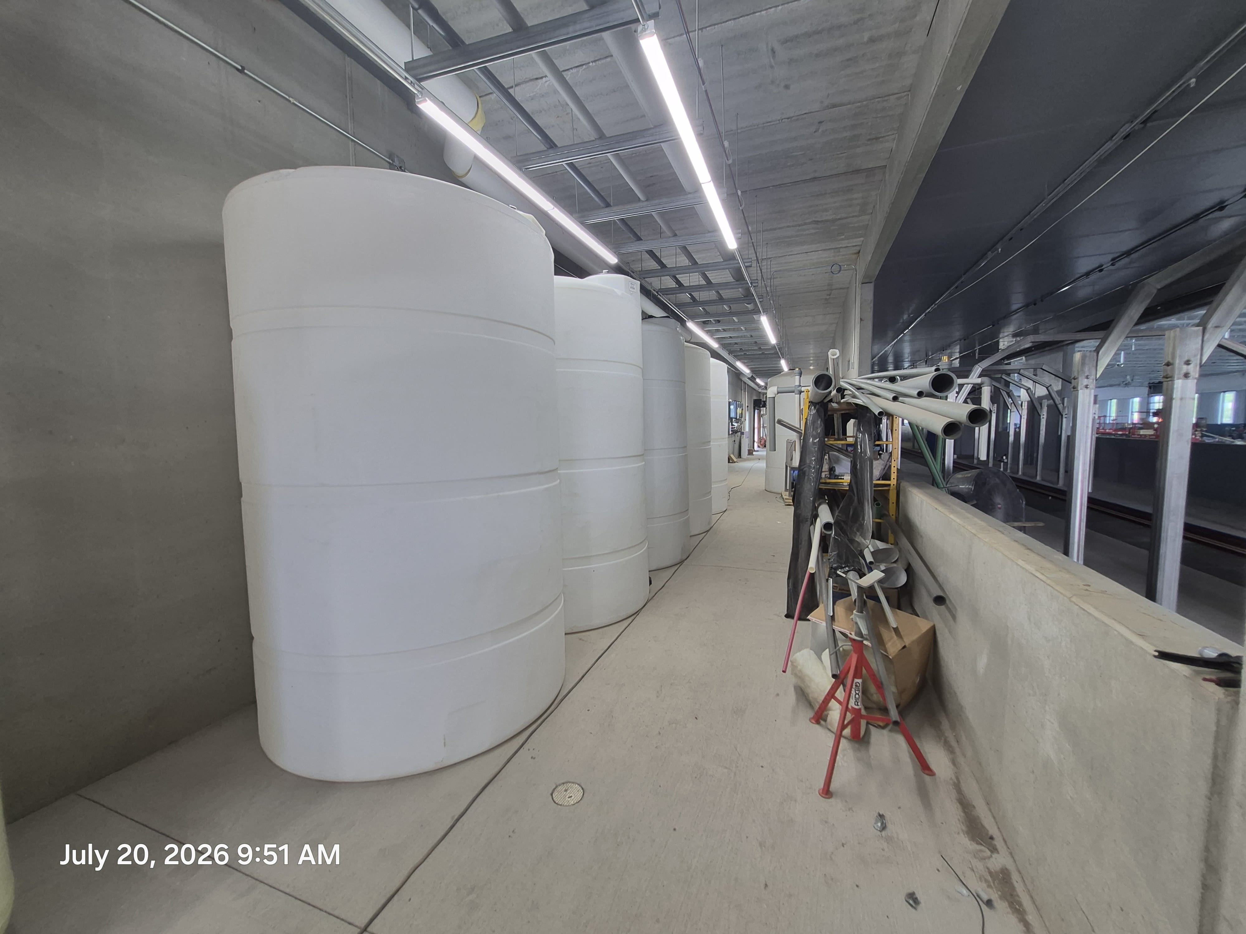 World's Longest Carwash construction — job site photo