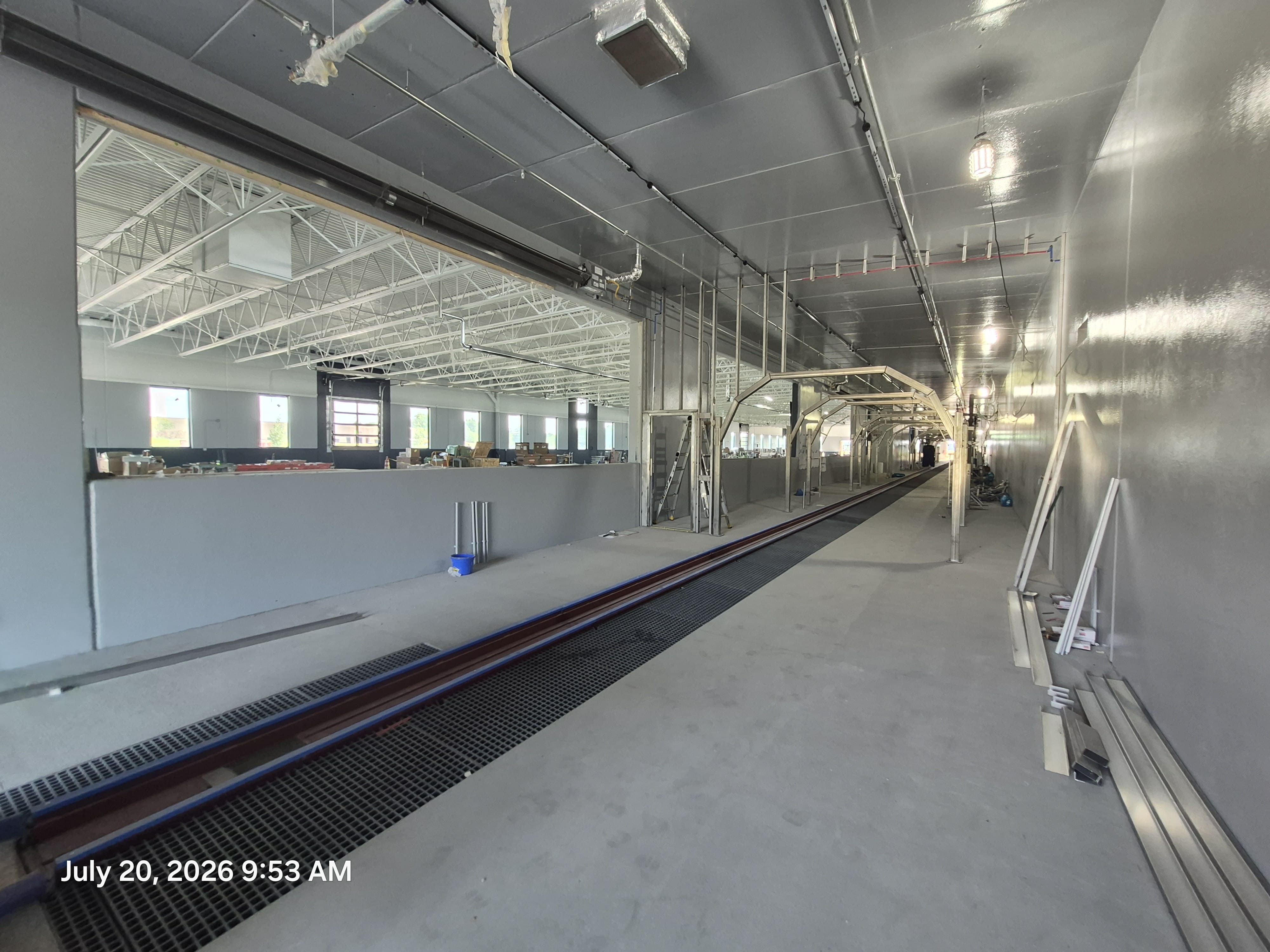 World's Longest Carwash construction — job site photo