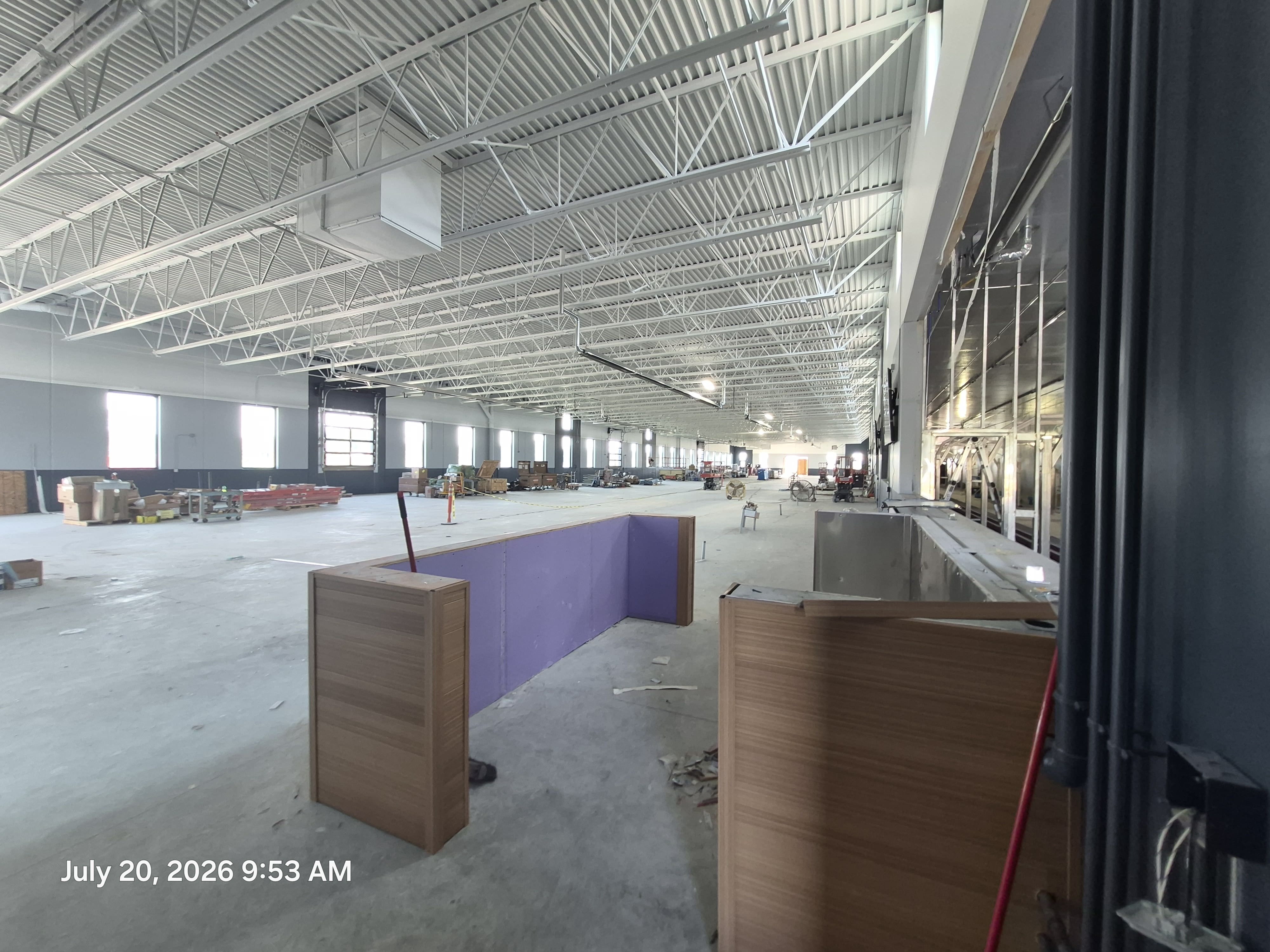 World's Longest Carwash construction — job site photo