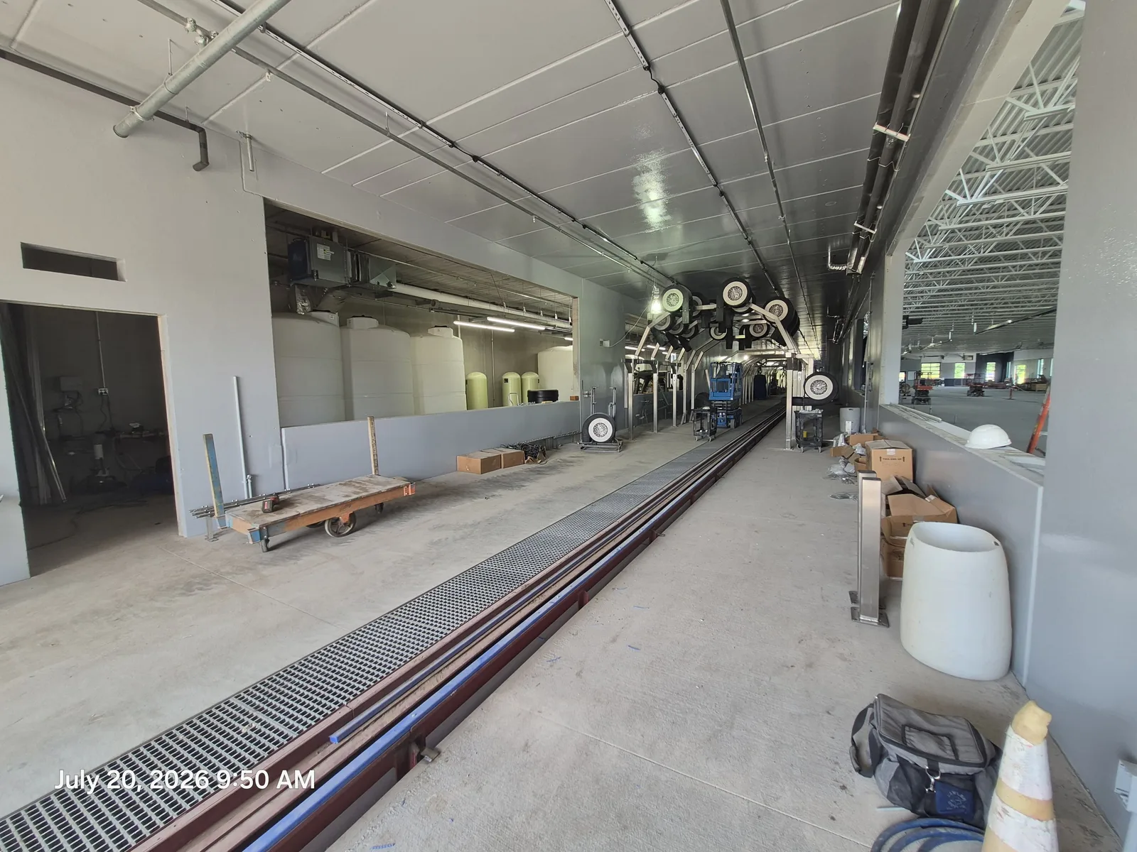 World's Longest Carwash flagship build under construction